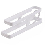 PLASTIC EGG DISPENSER-2LAYER-WHITE -BOX PACKAGE