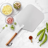 ALUMINIUM PIZZA PEEL REMOVABLE-12"-14" * 29.5CM-65CM THICKNESS:
