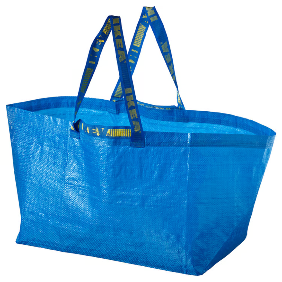 Carrier bag, large, blue, 55x37x35 cm/71 l