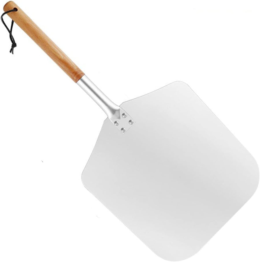 ALUMINIUM PIZZA PEEL REMOVABLE-12"-14" * 29.5CM-65CM THICKNESS: