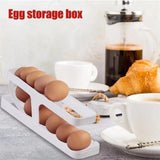 PLASTIC EGG DISPENSER-2LAYER-WHITE -BOX PACKAGE
