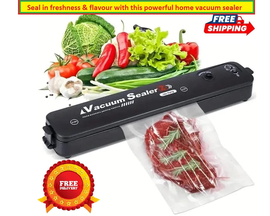 VACUUM SEALING MACHINE (WITH SEALING BAGS:10PCS , UK PLUG)