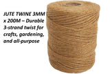JUTE TWINE 3MMX200M