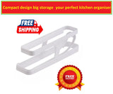PLASTIC EGG DISPENSER-2LAYER-WHITE -BOX PACKAGE