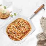 ALUMINIUM PIZZA PEEL REMOVABLE-12"-14" * 29.5CM-65CM THICKNESS: